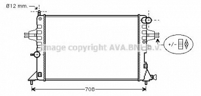 AVA QUALITY COOLING ol2296 -  Радиатор, охлаждение двигателя